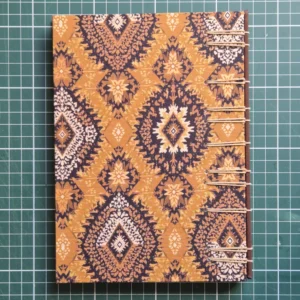 Ikat Mostarda e Marrom - Imagem 4