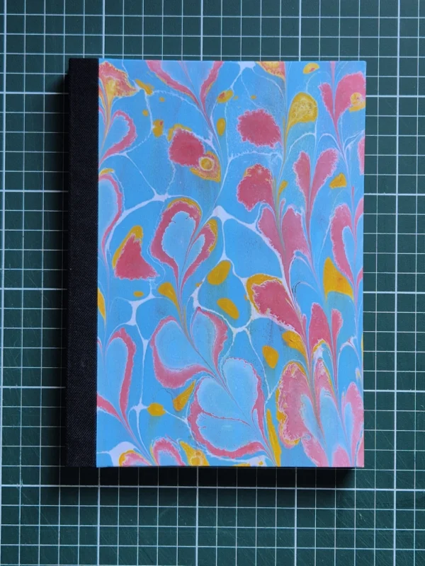 Marmorizado Azul e Rosa