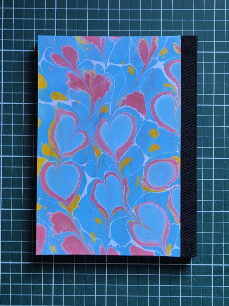 Marmorizado Azul e Rosa