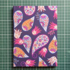 Paisley Roxo Floral - Imagem 3
