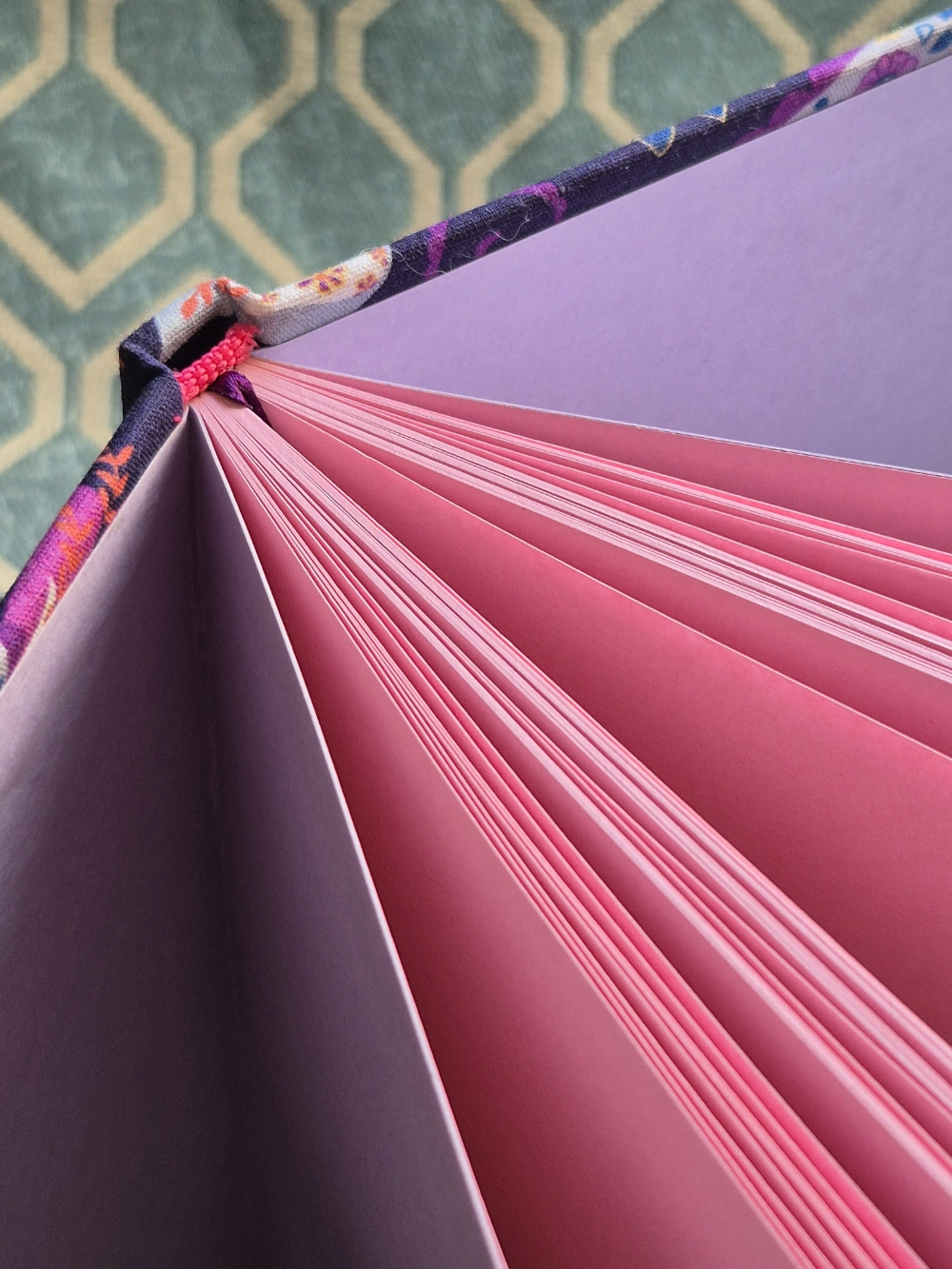 Paisley Roxo Floral - Imagem 1